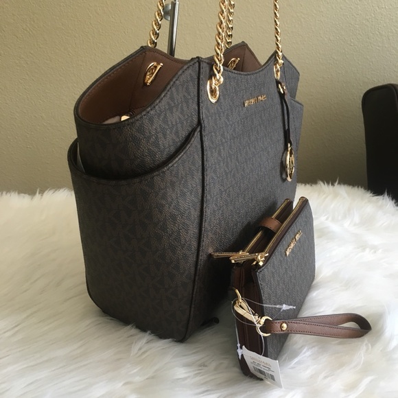 Last set✨Michael Kors chain shoulder tote &wallet - Picture 6 of 8